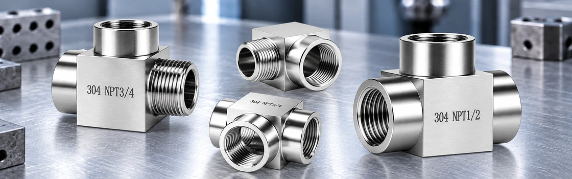 Stainless steel tees and elbows